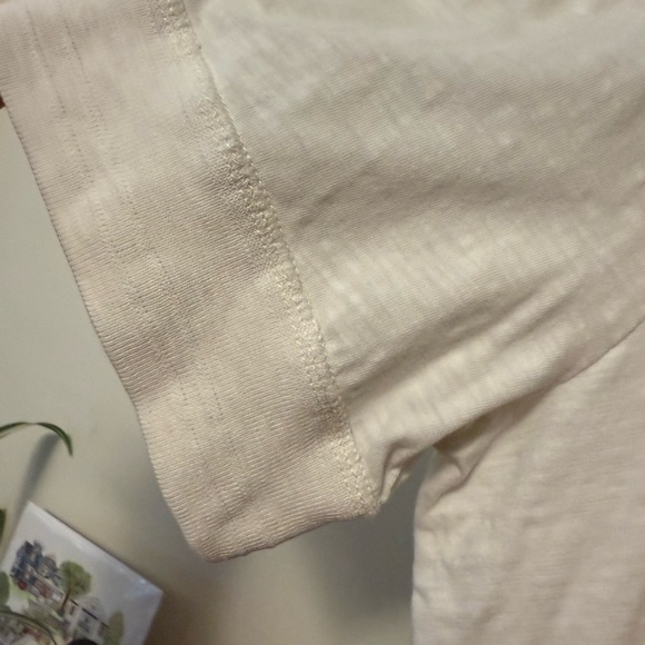 Polo by Ralph Lauren White Short Sleeve Slub Henley Tee XXL - Picture 6 of 8